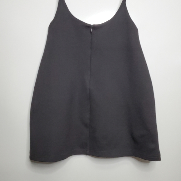 TIGER MIST Black Overall Slit Mini Dress Skirt Size Small - Picture 5 of 14